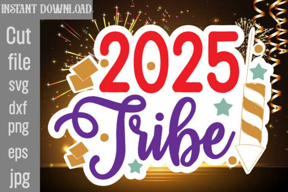 2025 Tribe SVG Cut File: A Graphic Design Asset for Crafts and Content