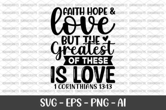 Faith Hope Love SVG for Crafts and Graphics