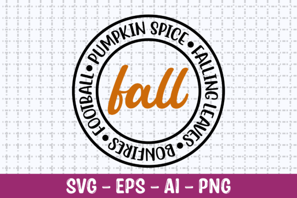 Fall Pumpkin Spice Bonfires Falling SVG for Crafts and Graphics