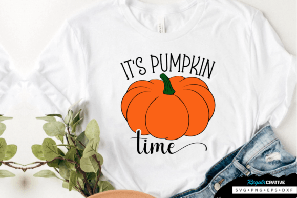 It s Pumpkin Time SVG Design for Crafts and Graphics