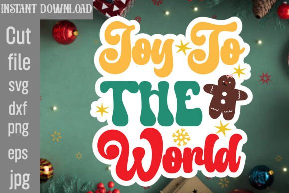Joy to the World SVG Cut File: Graphics for Crafts
