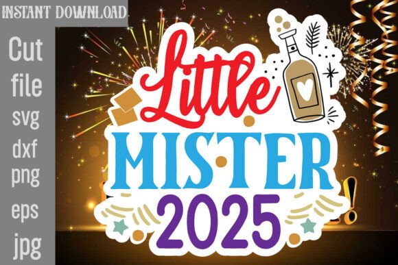 Little Mister 2025 SVG Cut File for Graphics and Crafts